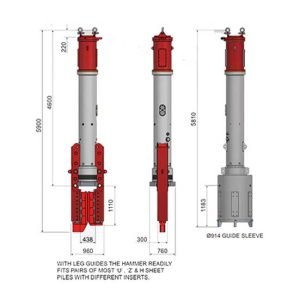 HPH2500 MARTILLO DE PILOTES HIDRÁULICO