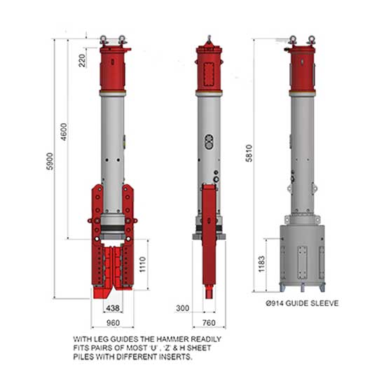 HPH2500 MARTILLO DE PILOTES HIDRÁULICO