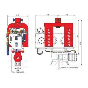 EMV 450 - VIBRADOR MONTADO EN EXCAVADORA