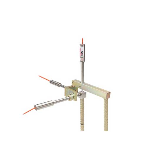 Medidor de juntas triaxial de cuerda vibrante